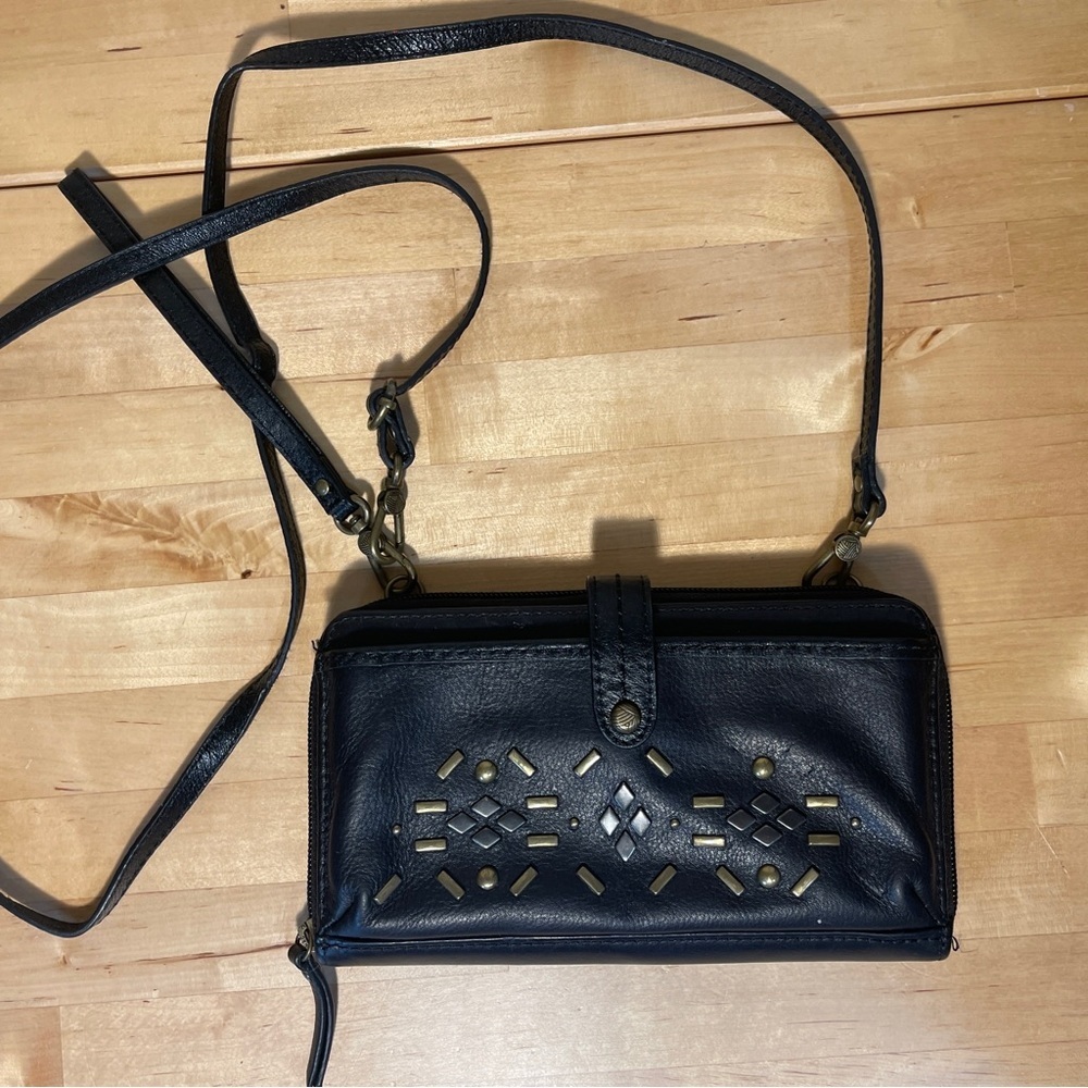 The Sak 3-In-1 Genuine Leather Phone Wallet Crossbody Wristlet Organizer